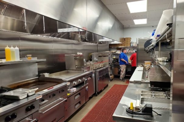 sports bar kitchen layout